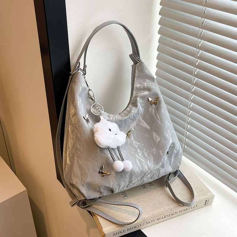 Tote Bag de mujer 2024 nueva mochila casual sensación de alto nivel multifuncional mochila de viaje ligera de hombro