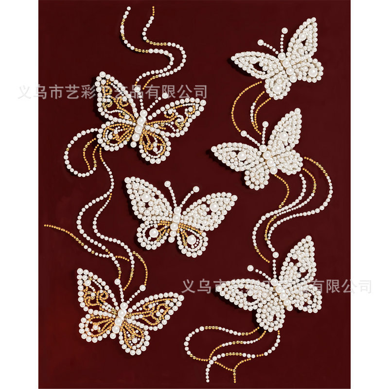 New Pearl Painting 40*50cm Living Room Bedside Wall Decoration Painting God of Wealth Pearl Painting Xiaohongshu Hot Style