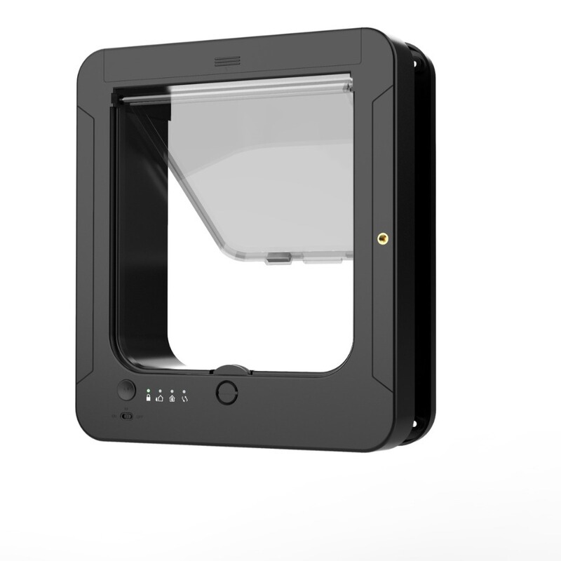 Pet Door, Cat Door, Dog Door, Intelligent Control Cat Door, Cat Free Entry and Exit Pet Supplies Fence