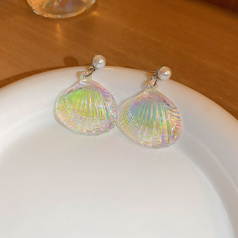 Cute acrylic fashionable elegant earrings pearl