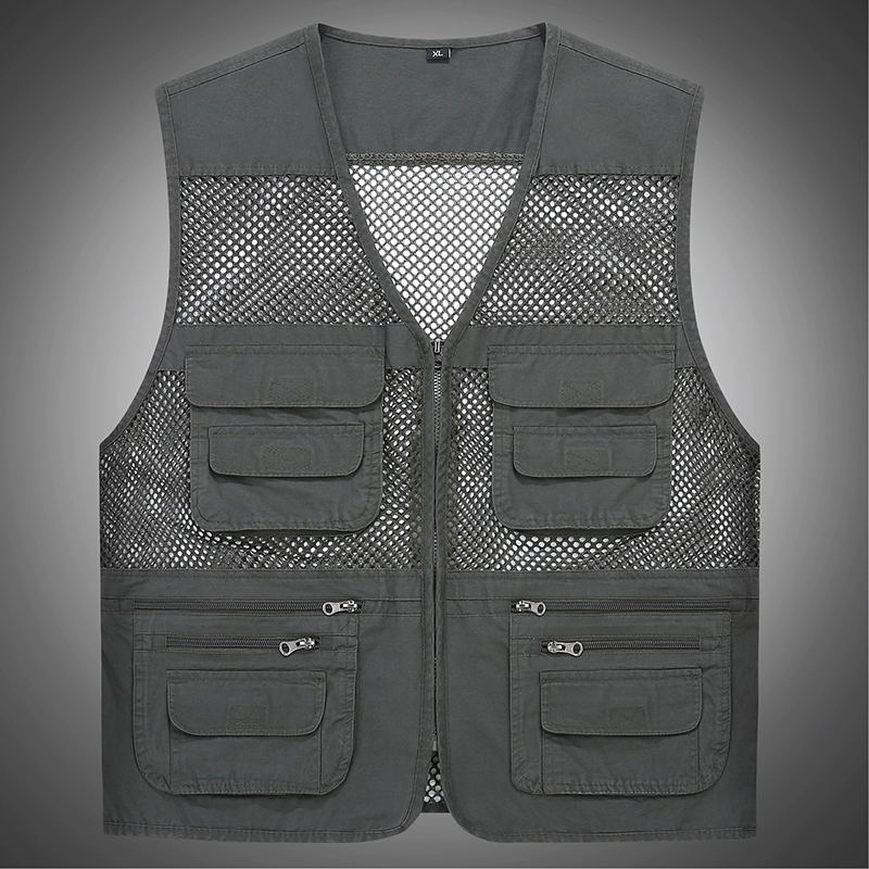 Malla de algodón puro #61-gris oscuro