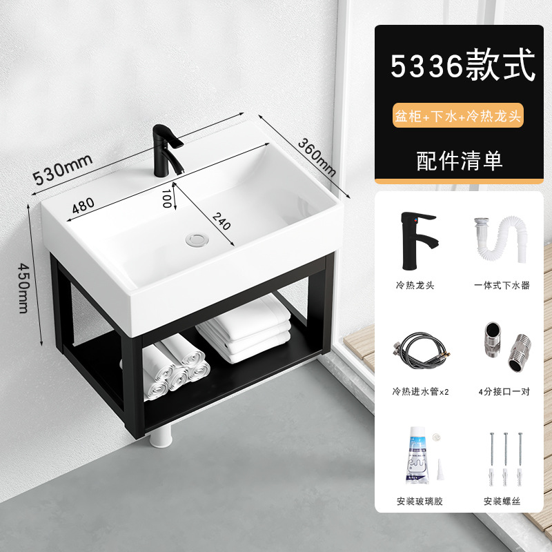 53*36cm + escurridor + grifo caliente y frío