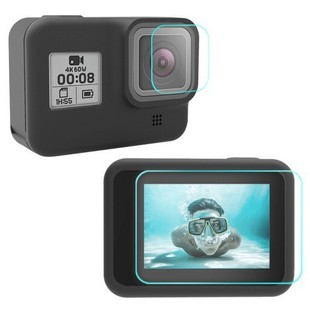 GoPro8 Tempered Film Camera Screen Lens Tempered Film Set Sports Camera Protective Film