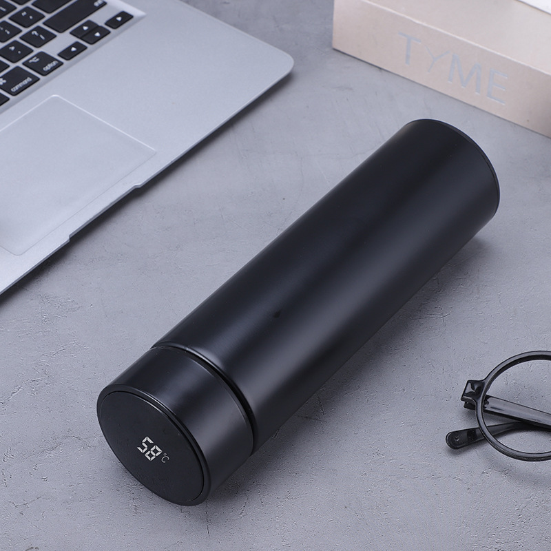 Taza de vacío LED inteligente de acero inoxidable 304, medición de temperatura, personalizada