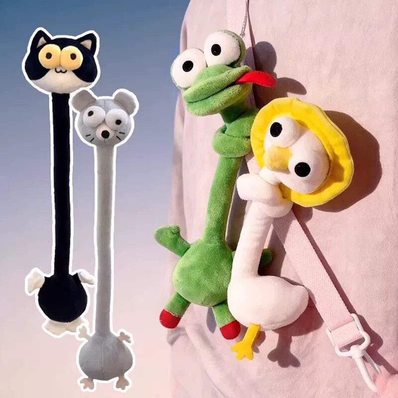 New 12 Zodiac Long-Necked Animal Pendant Ornaments Plush Toys Birthday Gift Decorative Doll Pendants New 12 Zodiac Long-Necked Animal Pendant Ornaments Plush Toys Birthday Gift Decorative Doll Pendants