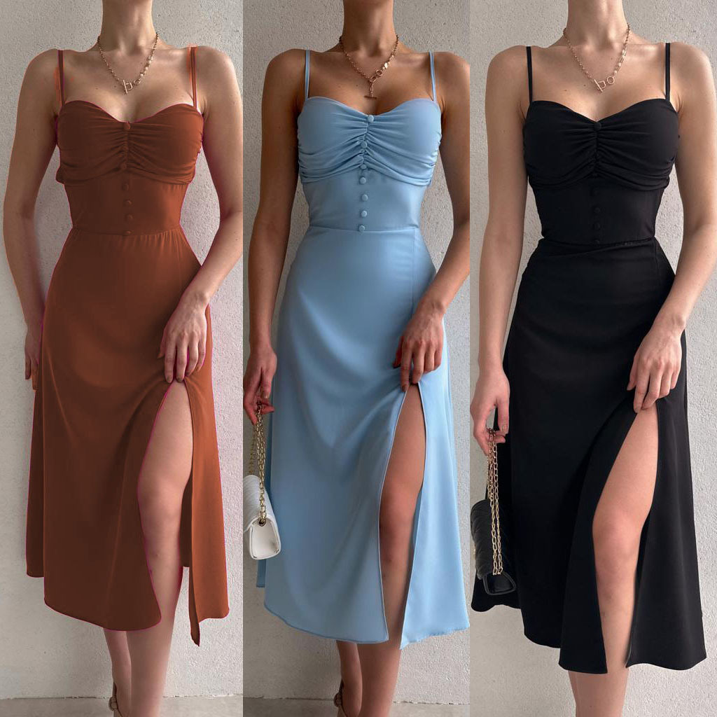 23 Summer New Trendy Waist Strap Dress 23048_senzul.com