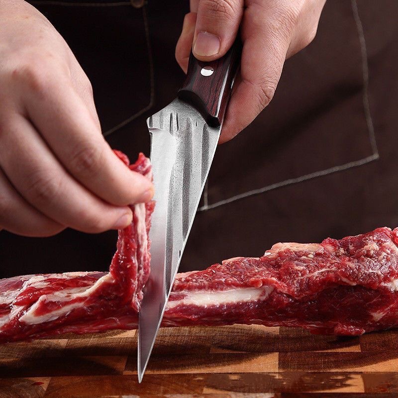 Cuchillo de corte de hueso forjado, cuchillo de cerdo, cuchillo de cocinero, cuchillo de corte de carne, cuchillo de corte de carne, cuchillo especial de cerdo al por mayor