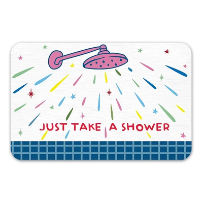 Avtomobil döşəmə paspasları — Diatom Mud Quick-Drying Foot Mat - rainbow-shower-354509cm-square-white-background