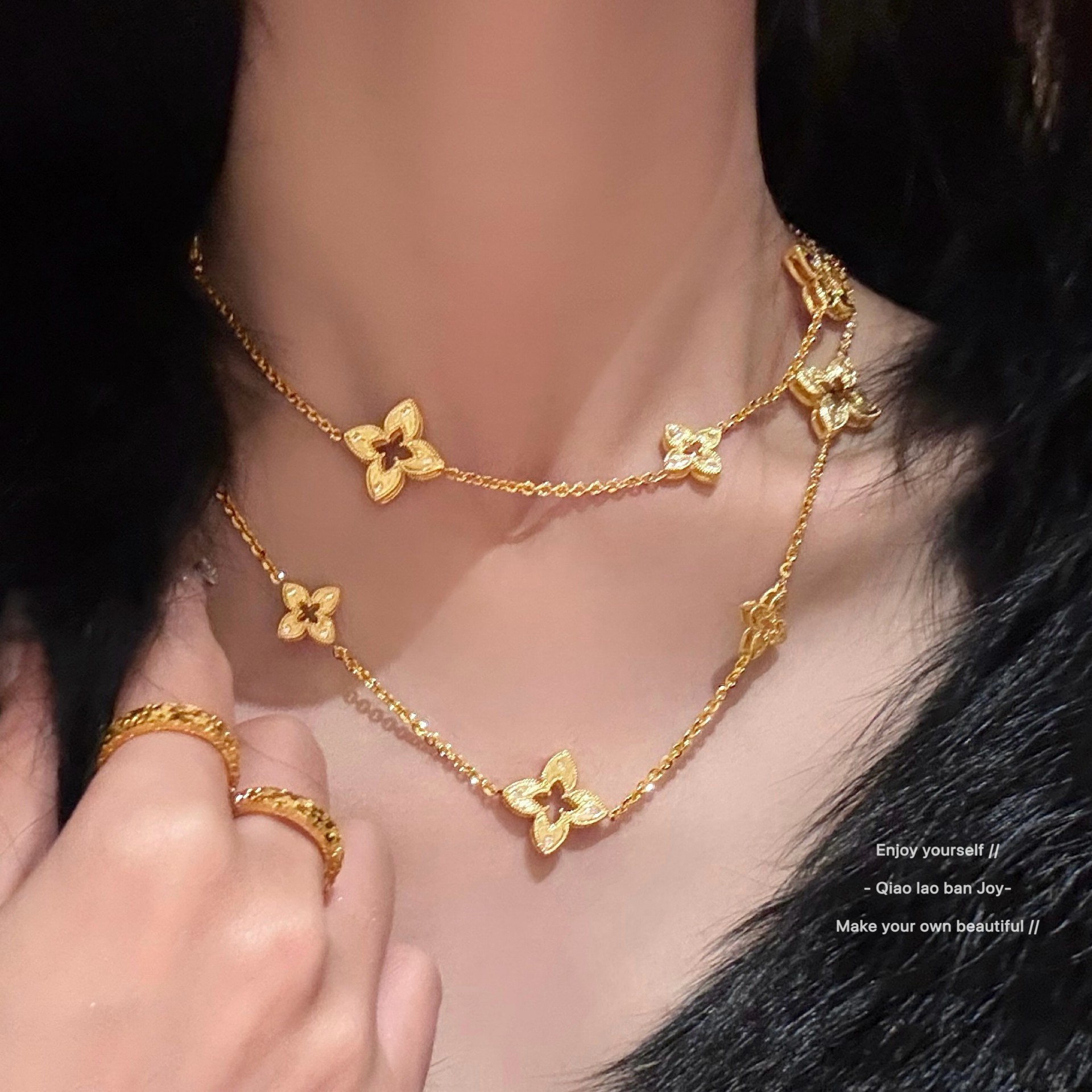 Collana di perle di lusso per donna con chiusura magnetica_voghion.com