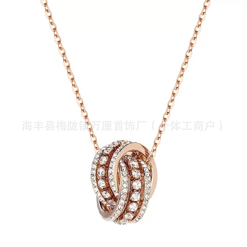 大双环白钻【玫瑰金色】