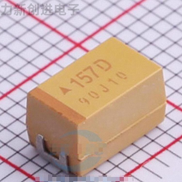 TAJE157K020RNJ描述150uF(157) ±10% 20V 钽电容