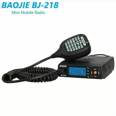 BJ-218 ikili diapazonlu avtomobil radiosu, mini interkom, siqaret alışqanı ilə