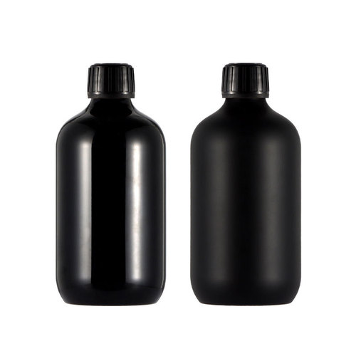 500ml PET plastic round shoulder hydrosol cap bottle shampoo bottle shower gel bottle cosmetic packaging material