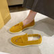 Doudou Shoes 2025 New Sweet Women's Flats Shoes Summer Popular Lazy Shoes Autum Loafers Women's Shoes Large Size