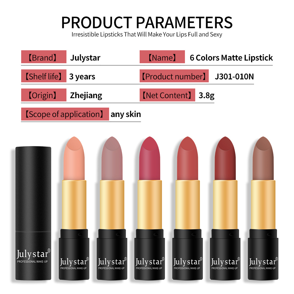 Langanhaltender Matter Lippenstift Für Perfektes Make-up_voghion.com