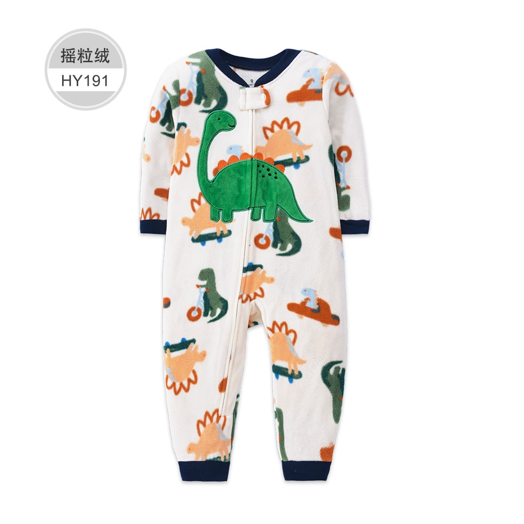 Children's overall, velvet pijama, winter bodysuit for baby, wholesale