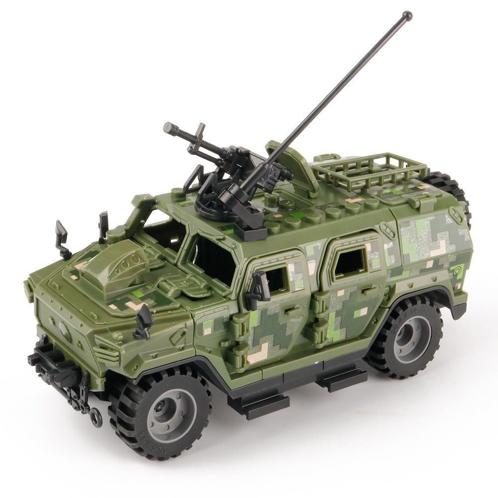[Venta al por mayor de fábrica] Compatible con juguetes de bloques de Lego, vehículos todoterreno militares Hummer, vehículos blindados, beneficios de regalo para niños