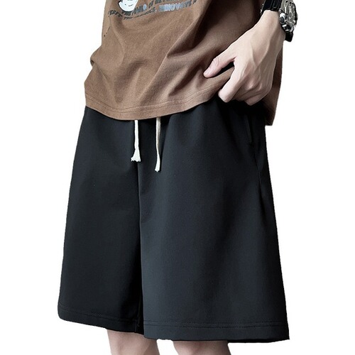 Leisure sports shorts for men, summer five-pocket pants, loose letter printed pants, trendy brand fashionable men's pants
