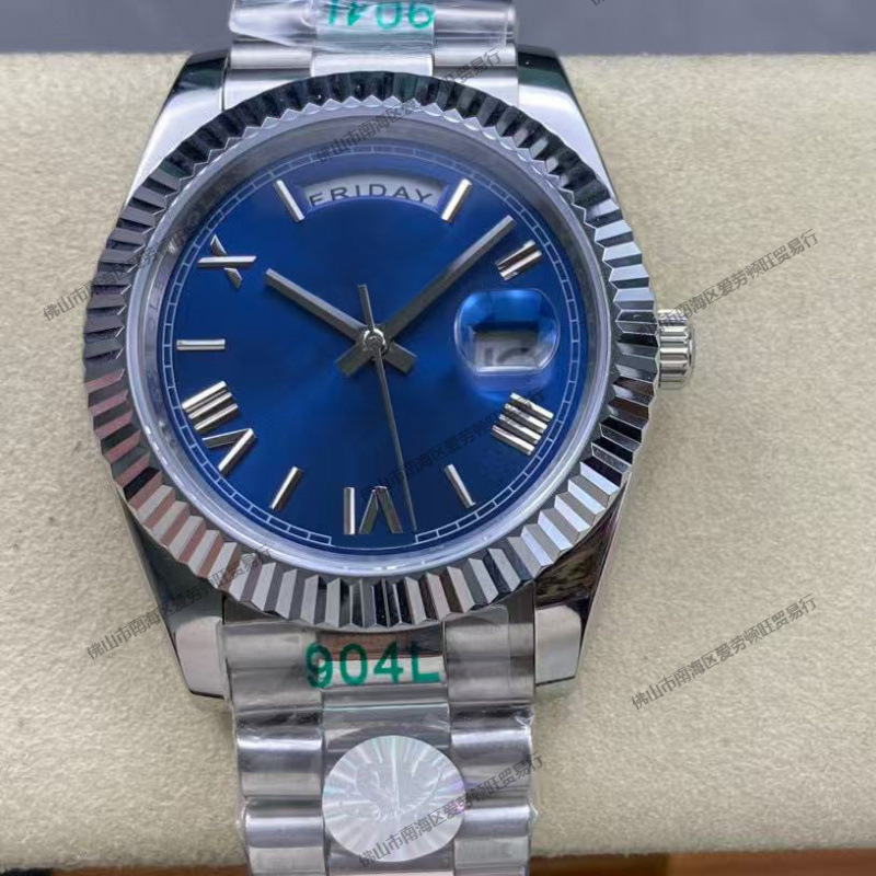 Laojia Sunday Dual Calendar Dd Log Series Watch Fully Automatic Mechanical Men's Watch Cross-Border Watch Wholesale