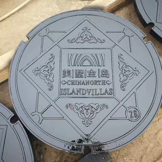 D600Z-PM屏蔽密闭型铸钢井盖过载60吨以上铸钢检查井盖地沟钢盖板