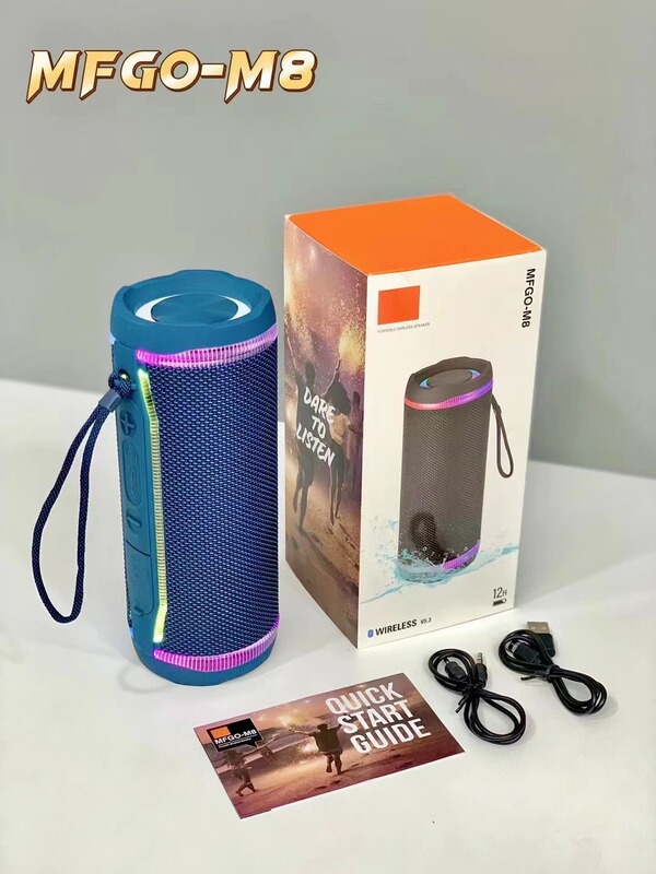 雷登M8源工厂新款跨境防水蓝牙音响迷你插卡露营适用礼品批发专供|undefined