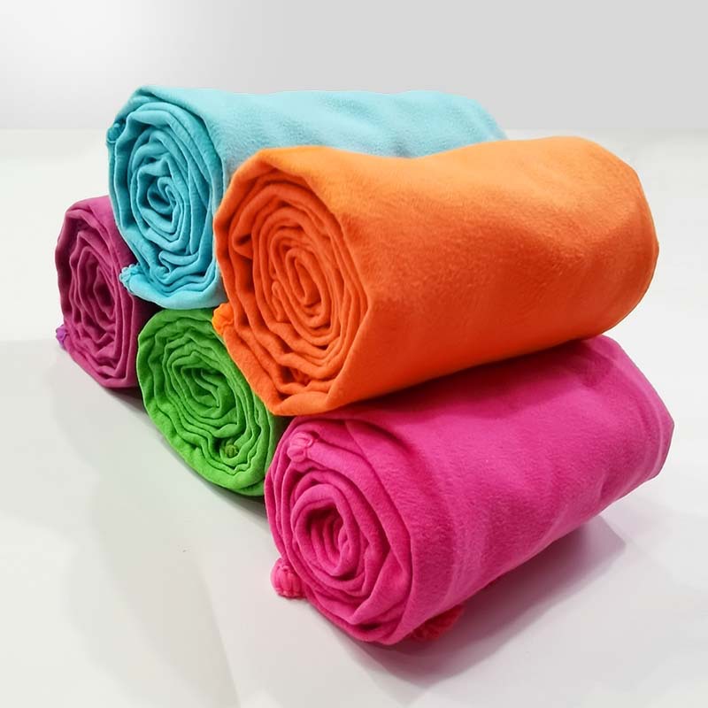 Amazon toallas deportivas de secado rápido de lana de doble cara yoga transfronterizo toallas deportivas de microfibra natación de secado rápido