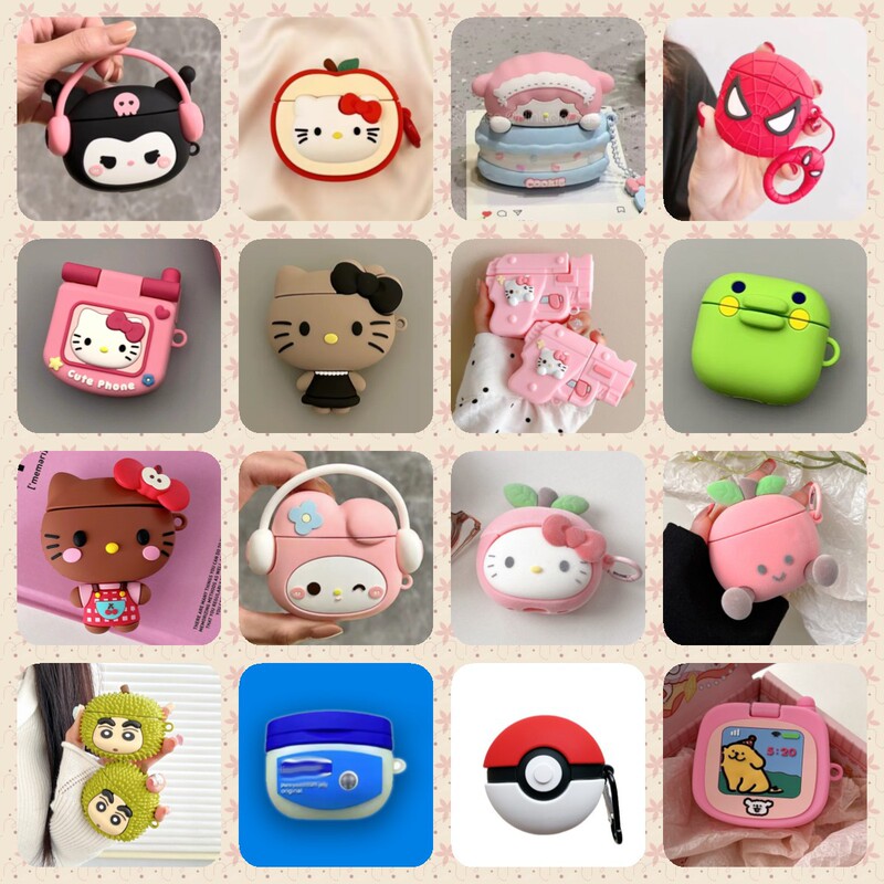 AirPods Pro3 Protective Cover 2025 Model Suitable for Apple Bluetooth Headset Silicone Cartoon Headphone Cover Cute Shell