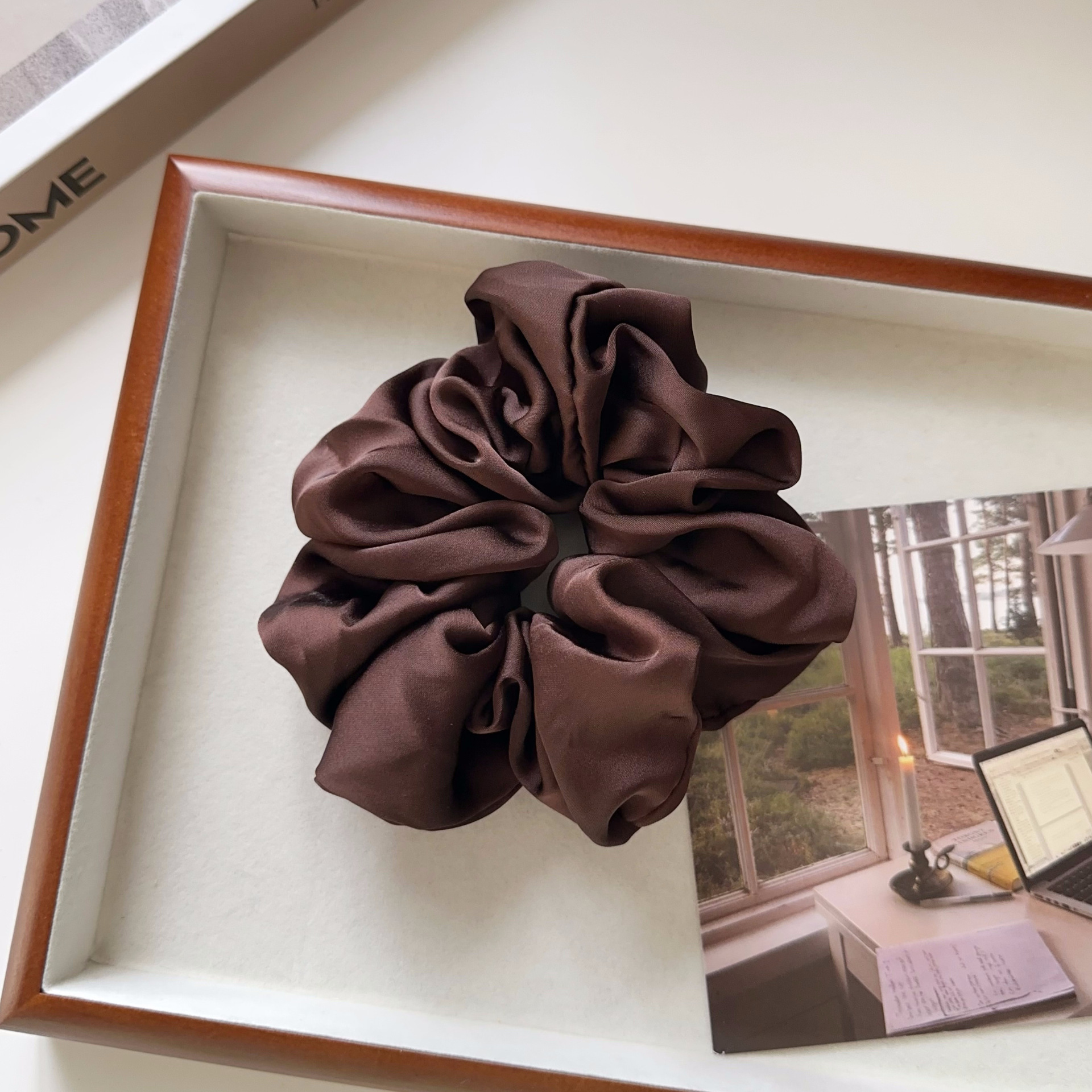 8g Weight Hair Tie Hair Accessories Type 1 Piece Quantity Holiday, Daily Occasion Solid Color Pattern Women's Gender Simple Style, Classic Style Style Women's Simple Style Classic Style Solid Color Cloth Hair Tie 17