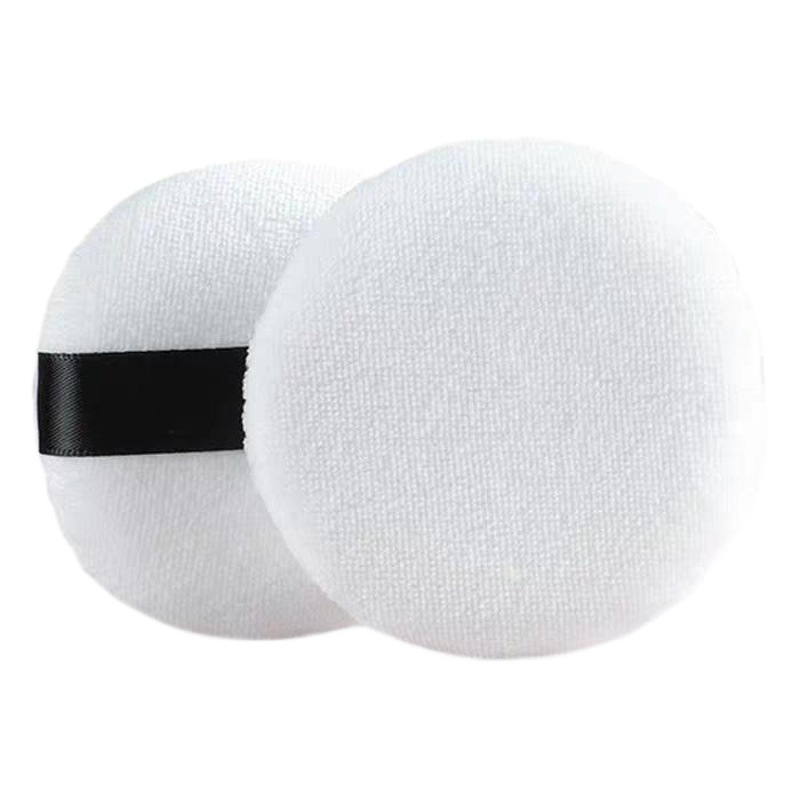 Crystal Super Soft Powder Puff Loose Powder Honey Powder Puff Powder Cake Makeup Flocked Powder Puff Short Fluff Puff Ready Stock