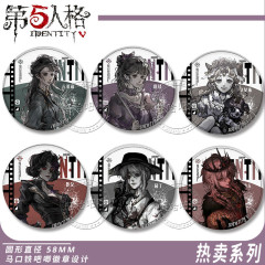 第五人格周边徽章吧唧小女孩古董商园丁守夜人约瑟夫勘探同人谷子