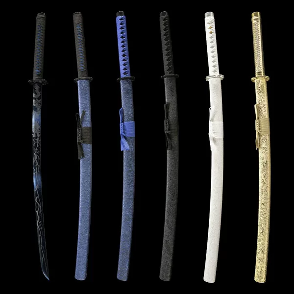 Special Wholesale High Manganese Steel Japanese Sword Samurai Long Sword Longquan Sword Handmade One-Piece Katana Unsharpened