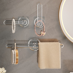 浴室ヘアバンド髪ひも収納棚壁壁掛けアクセサリー髪飾りクリップ皮筋トイレ頭ひもフック