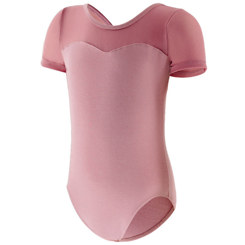Ropa de baile para niños ropa de práctica de Ballet para niñas de manga corta 2023 nuevo mono Ropa de baile chino