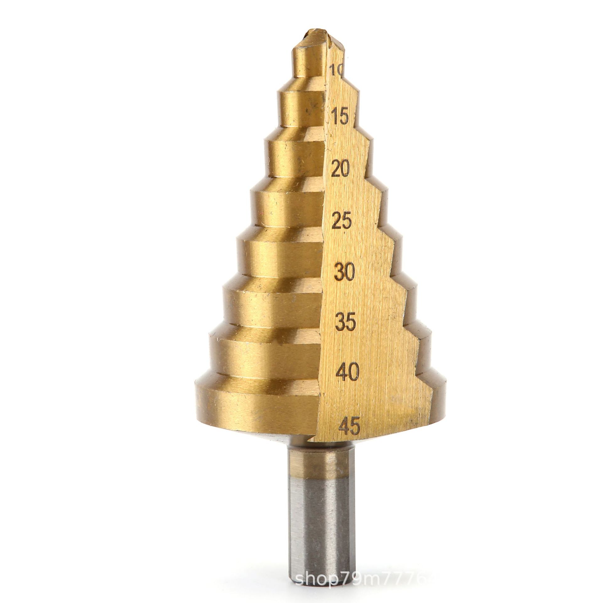 跨境4241材質10-45寶塔鑽階梯鑽台階鑽擴孔鑽三角柄直槽寶塔鑽頭
