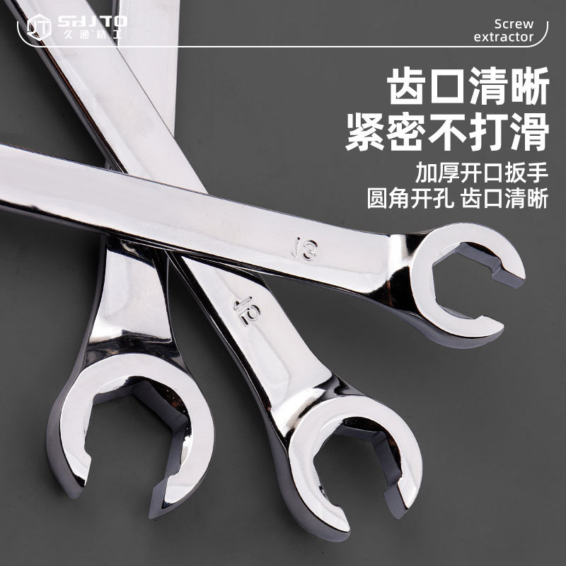 Los fabricantes venden al por mayor bolsas de tela con boca de horquilla de doble cabezal, reparación de automóviles, herramientas de hardware, juego de llaves de tubería de aceite