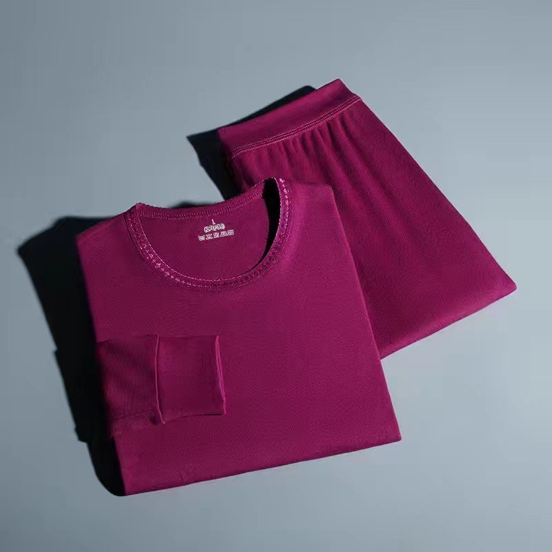 라운드 넥 바이올렛-여성