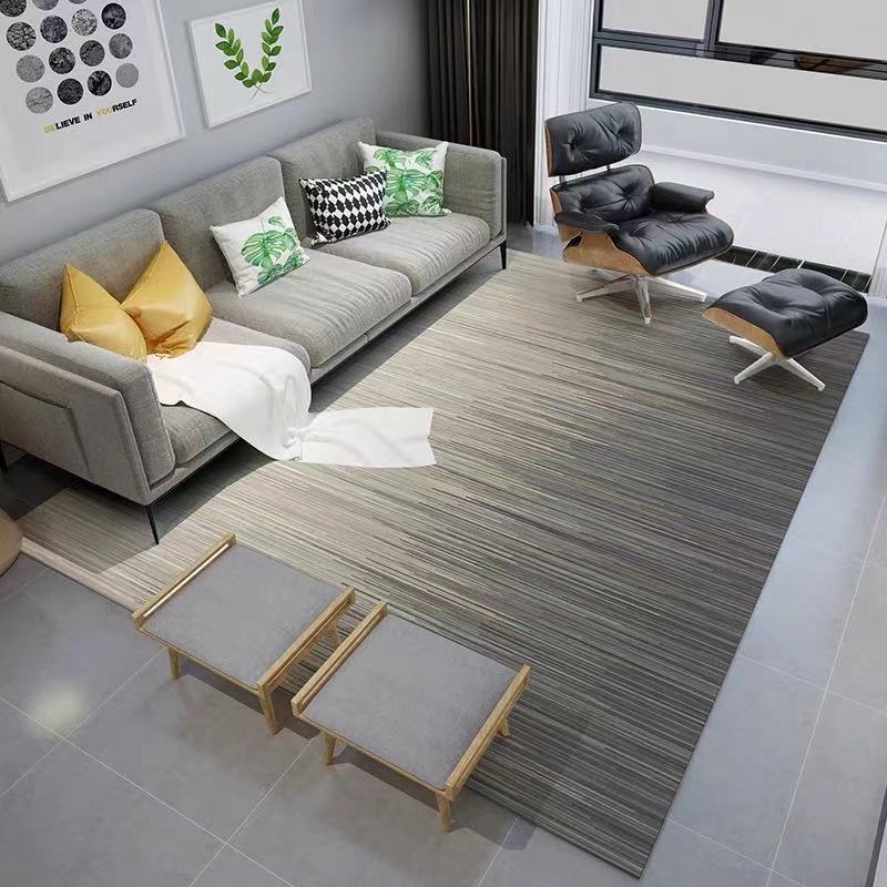 Alfombra de terciopelo cristalino para sala de estar, alfombra de mesa de centro de fácil cuidado, alfombra de área grande de cobertura total para uso doméstico, ideal para dropshipping transfronterizo en Temu.