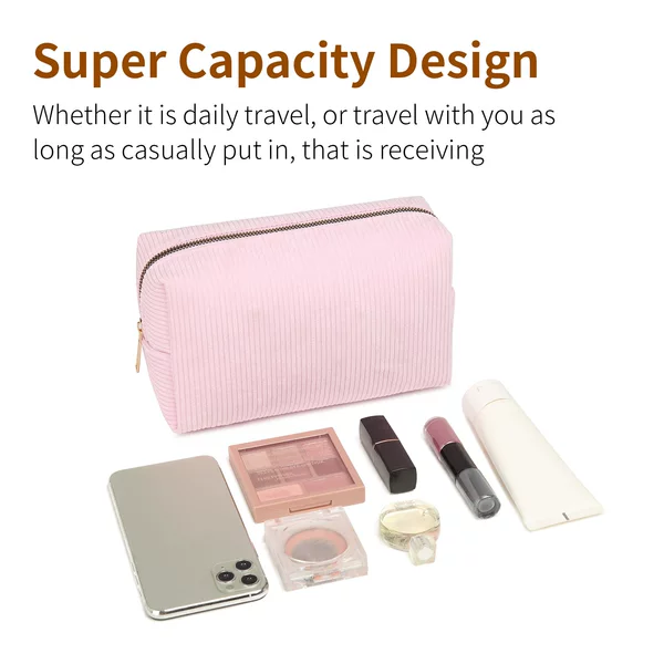 Cosmetic Bag for Women 2023 New Model, Travel Portable Lipstick Bag, Small Storage Bag Inside the Bag, 2024 New Model