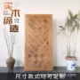 风化定制拼花板原木吧台