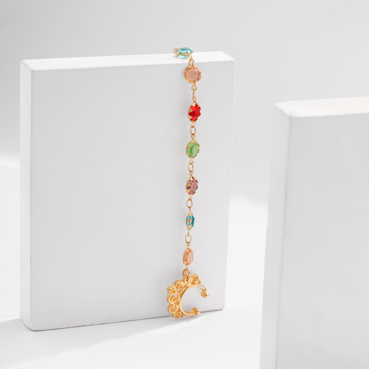 European and American jewelry, ethnic style, Su style, no punching nose studs, nose accessories, sweet and cool earrings, puncture nose rings_voghion.com