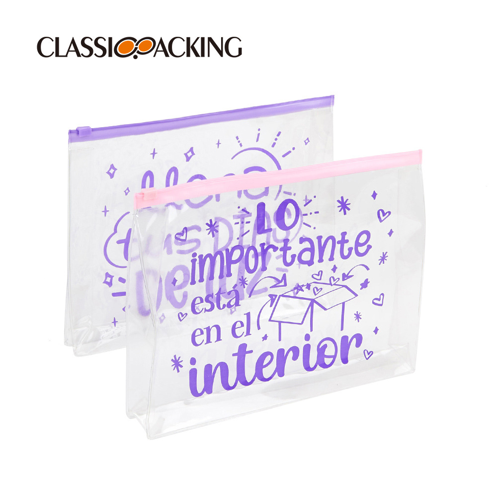 Venta al por mayor de gran capacidad bolsa de almacenamiento de PVC impermeable bolsa de lavado portátil transparente simple bolsa de almacenamiento de cosméticos