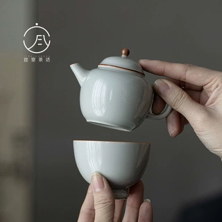 宜室茶话仿古釉陶瓷茶壶带过滤家用功夫茶具泡茶器喝茶壶小单壶