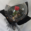 Love 2.14 Lighting and transparent wave Bobo Ball Father's Day Valentine's Day Gift Push Roses Balloon Push