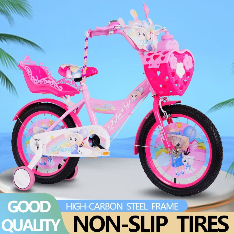 Bicicletas infantiles transfronterizas al por mayor fabricantes de 12 pulgadas bicicletas rojas y azules para bebés 3 - 10 años de bicicleta para padres e hijos