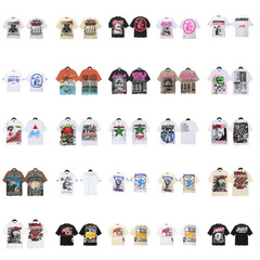 Hellstar ヘルスター トレンドブランド Tシャツ クロスボーダー限定 欧米トレンドブランド プリント ヒップホップ ハイストリート 半袖