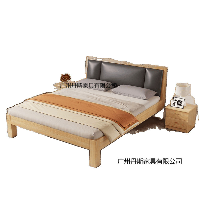 無垢材ベッド 1.5m パイン材ダブルベッド モダン シンプル シングルベッド 経済的 シンプル家具ベッド 1.2m ベッドフレーム|undefined