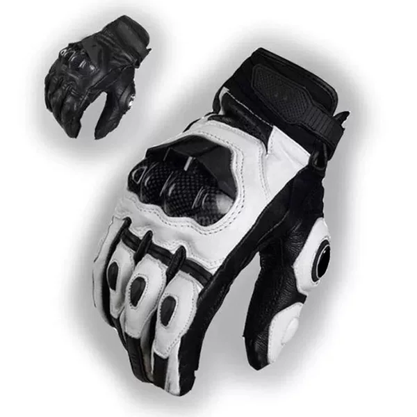 Asf6 Motorcycle Riding Sheepskin Gloves Full-Finger Outdoor Non-Slip Touch Screen Wear-Resistant Motorcycle Riding Gloves