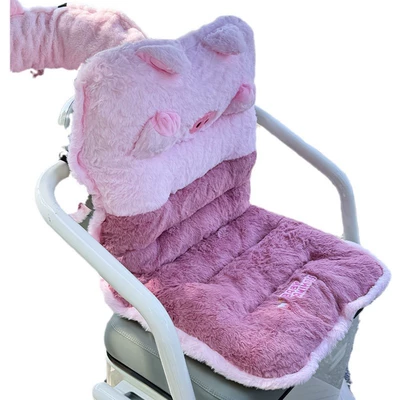 Electric car cushion: Cover Plush Winter Lewei
