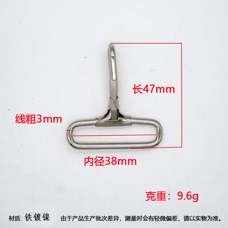 Clips metálicos giratorios para perros, accesorios de ferretería para bolsos y ropa, ganchos para mochilas de senderismo, ganchos de conexión de aleación de zinc, clips tipo boca de pez.