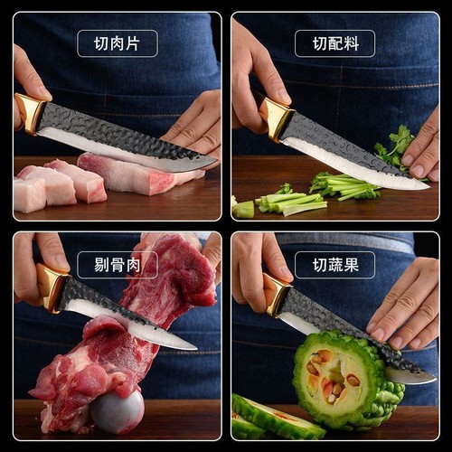 Special forged boning knife for butchering, special knife for killing pigs and meat, kitchen slaughtering sheep cutting sharp knife, pork selling knife